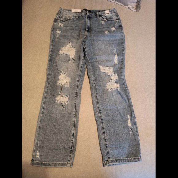 Denim - blue boyfriend jeans